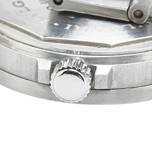 ブルガリ ディアゴノスポーツ 腕時計 LCV29S クオーツ ブラック文字盤 ステンレススチール メンズ BVLGARI 【中古】