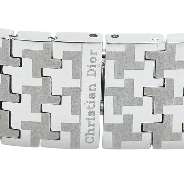 ディオール ミスディオール 腕時計 D70-100 クオーツ ブラック文字盤 ステンレススチール レディース Dior 【中古】
