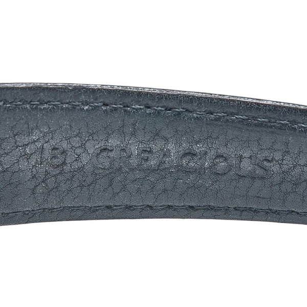 ブルガリ ソロテンポ 腕時計 ST35S クオーツ ブラック文字盤 ステンレススチール レザー メンズ BVLGARI 【中古】