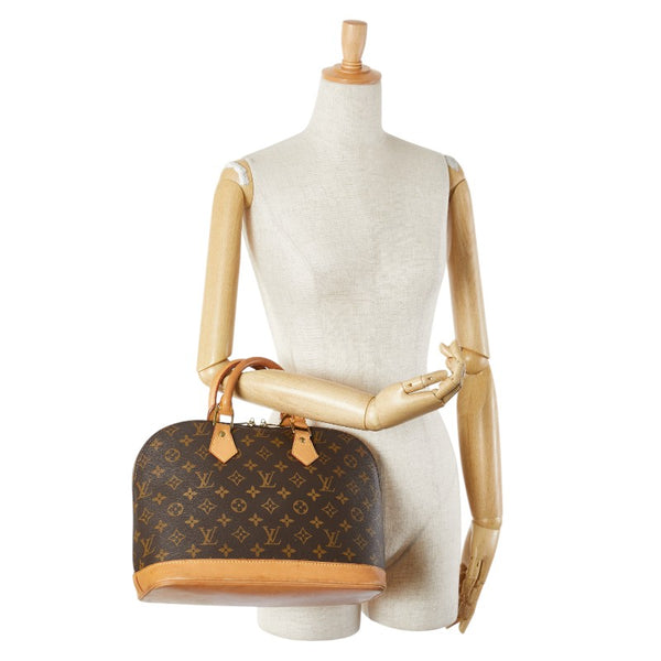 ルイ ヴィトン モノグラム アルマPM ハンドバッグ M51130 ブラウン PVC レザー レディース LOUIS VUITTON 【中古】