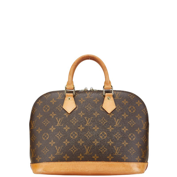 ルイ ヴィトン モノグラム アルマPM ハンドバッグ M51130 ブラウン PVC レザー レディース LOUIS VUITTON 【中古】