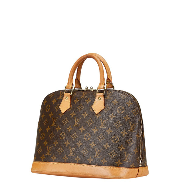 ルイ ヴィトン モノグラム アルマPM ハンドバッグ M51130 ブラウン PVC レザー レディース LOUIS VUITTON 【中古】