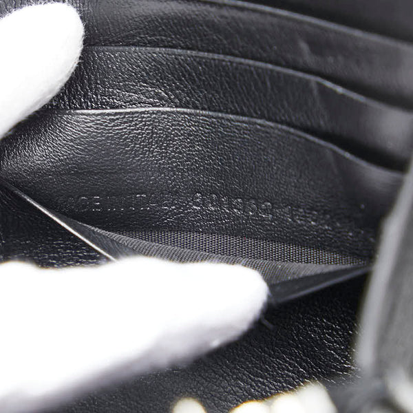 バレンシアガ Bロゴ 長財布 ブラック レザー レディース BALENCIAGA 【中古】