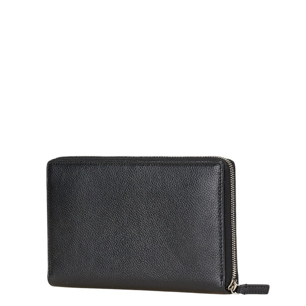バレンシアガ Bロゴ 長財布 ブラック レザー レディース BALENCIAGA 【中古】