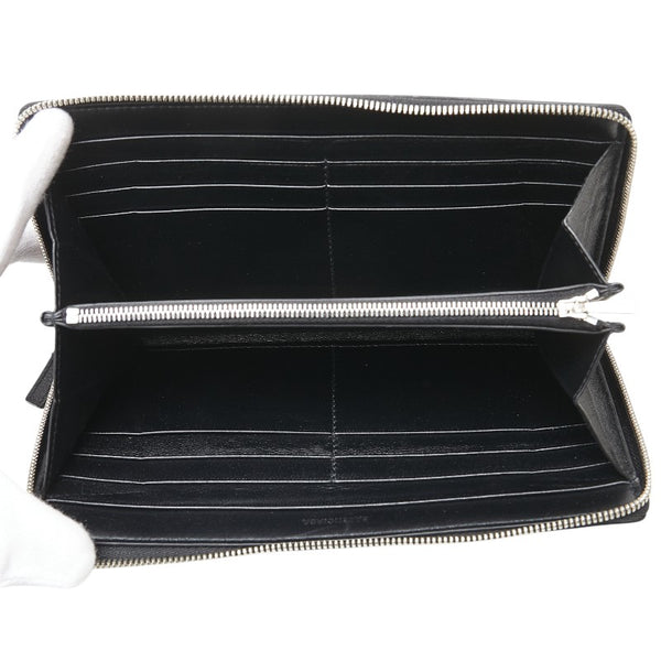 バレンシアガ Bロゴ 長財布 ブラック レザー レディース BALENCIAGA 【中古】