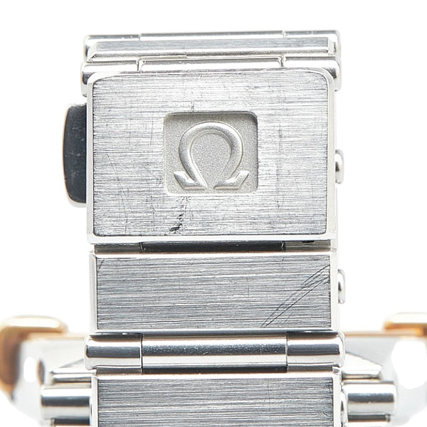 オメガ コンステレーション 腕時計 795.1080 クオーツ ゴールド文字盤 ステンレススチール メッキ レディース OMEGA 【中古】