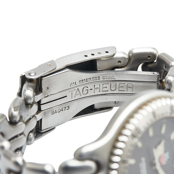 タグホイヤー セル 腕時計 WG1113-K0 クオーツ グレー文字盤 ステンレススチール メンズ TAG HEUER 【中古】