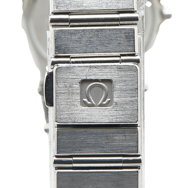 オメガ コンステレーション 腕時計 クオーツ ホワイト文字盤 ステンレススチール メッキ レディース OMEGA 【中古】