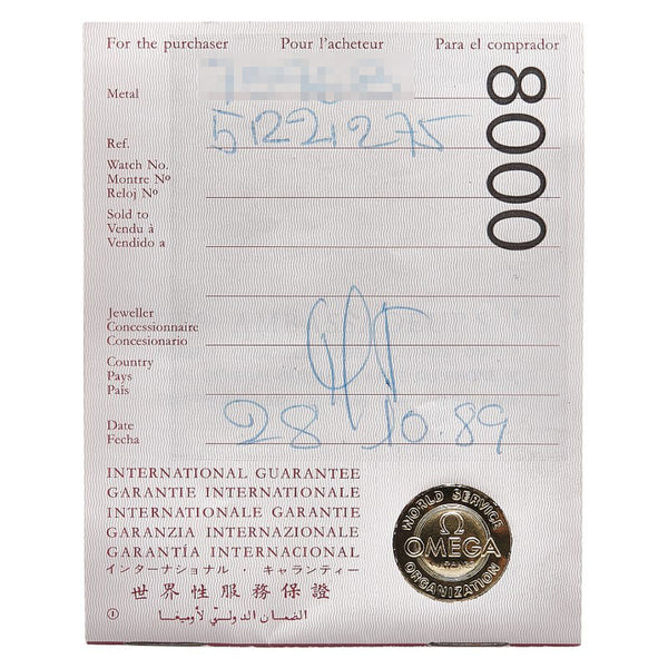 オメガ デビル 腕時計 クオーツ ホワイト文字盤 ステンレススチール メッキ メンズ OMEGA 【中古】