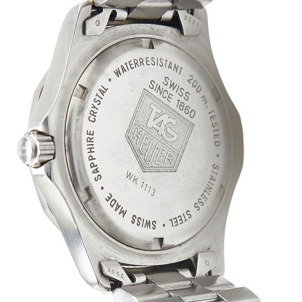タグホイヤー プロフェッショナル 腕時計 WK1113 クオーツ ネイビー文字盤 ステンレススチール メンズ TAG HEUER 【中古】