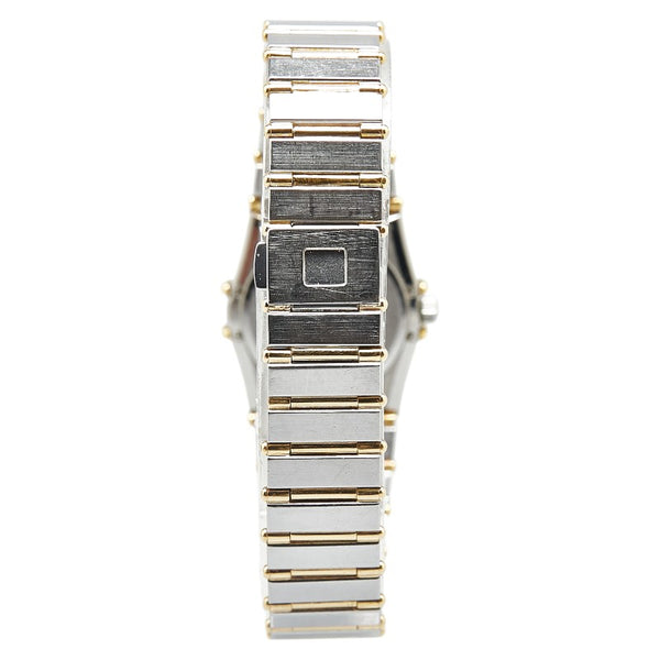 オメガ コンステレーション 腕時計 クオーツ ゴールド文字盤 ステンレススチール メッキ レディース OMEGA 【中古】