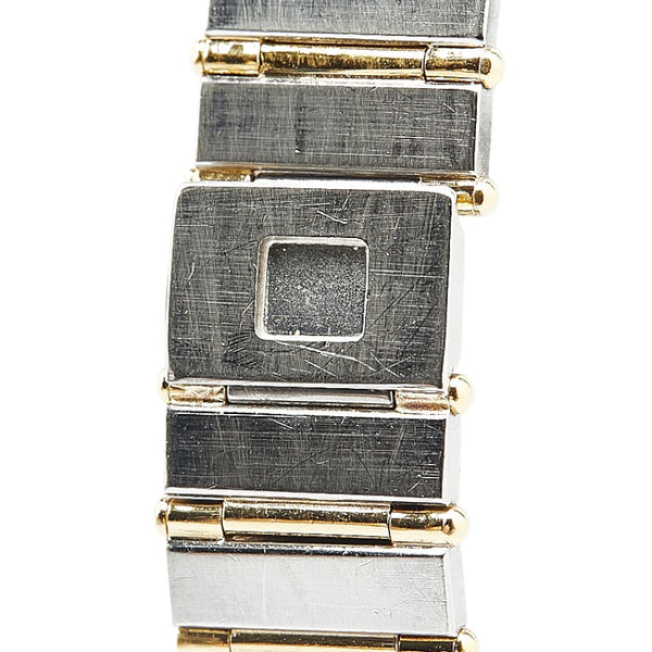 オメガ コンステレーション 腕時計 クオーツ ゴールド文字盤 ステンレススチール メッキ レディース OMEGA 【中古】