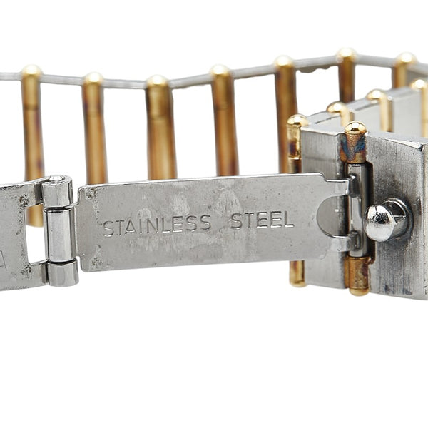 オメガ コンステレーション 腕時計 クオーツ ゴールド文字盤 ステンレススチール メッキ レディース OMEGA 【中古】