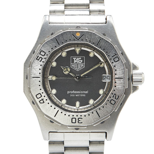 タグホイヤー 3000シリーズ 腕時計 932.213 クオーツ グレー文字盤 ステンレススチール レディース TAG HEUER 【中古】
