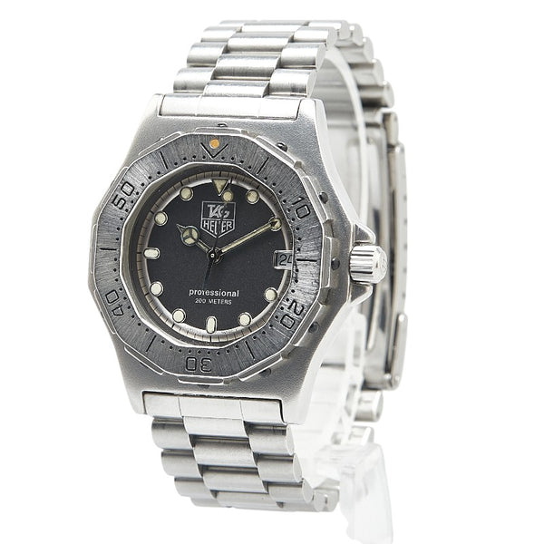 タグホイヤー 3000シリーズ 腕時計 932.213 クオーツ グレー文字盤 ステンレススチール レディース TAG HEUER 【中古】