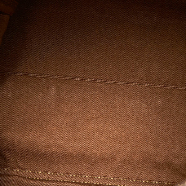 ダンヒル ボストンバッグ ショルダーバッグ 2WAY ブラウン キャンバス レザー レディース Dunhill 【中古】