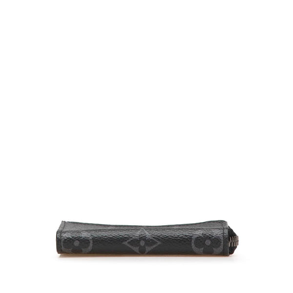 ルイ ヴィトン モノグラム エクリプス ポルトモネ ジュール コインケース 小銭入れ M63536 ブラック PVC レザー メンズ LOUIS VUITTON 【中古】