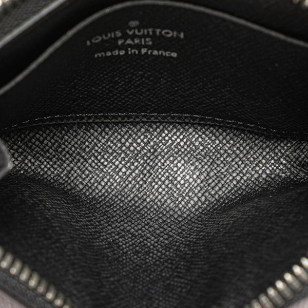 ルイ ヴィトン モノグラム エクリプス ポルトモネ ジュール コインケース 小銭入れ M63536 ブラック PVC レザー メンズ LOUIS VUITTON 【中古】