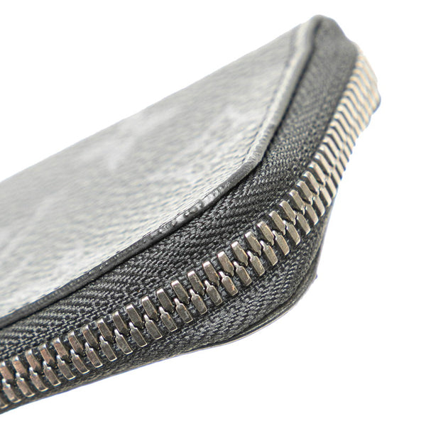 ルイ ヴィトン モノグラム エクリプス ポルトモネ ジュール コインケース 小銭入れ M63536 ブラック PVC レザー メンズ LOUIS VUITTON 【中古】