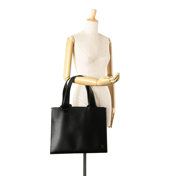 ルイ ヴィトン エピ ジェモ トートバッグ M52452 ノワール ブラック レザー レディース LOUIS VUITTON 【中古】