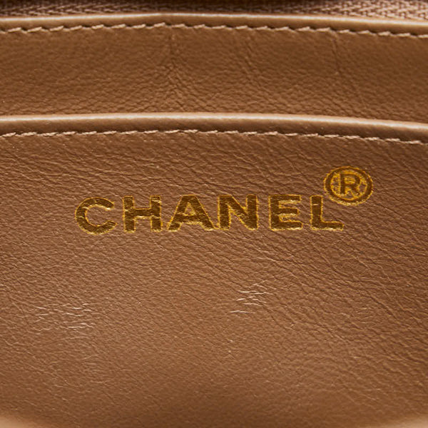 シャネル マドモアゼル ココマーク チェーン ショルダーバッグ ブラウン ラムスキン レディース CHANEL 【中古】