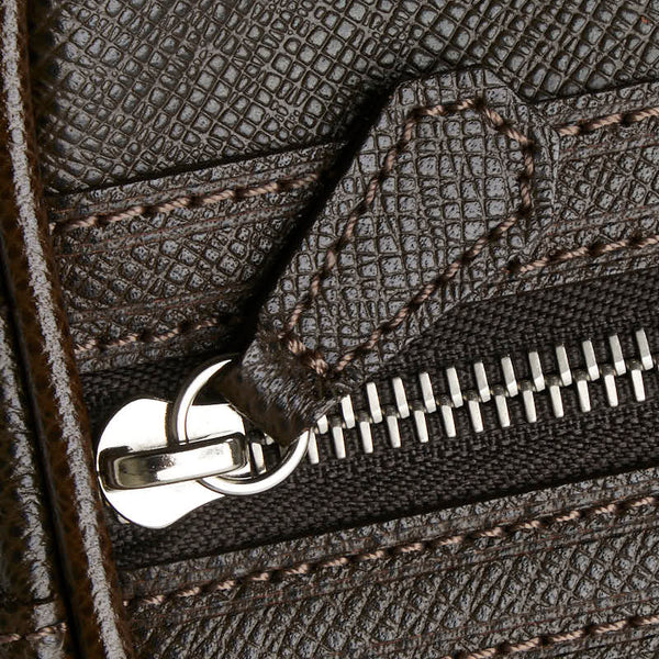 ルイ ヴィトン タイガ ディミトリ ショルダーバッグ M32468 グリズリ ブラウン レザー メンズ LOUIS VUITTON 【中古】
