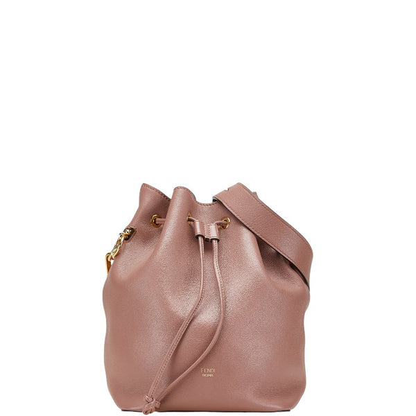 フェンディ モントレゾール ショルダーバッグ 8BT298 パープル ピンク レザー レディース FENDI 【中古】