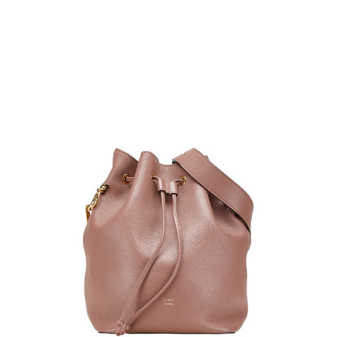 フェンディ モントレゾール ショルダーバッグ 8BT298 パープル ピンク レザー レディース FENDI 【中古】