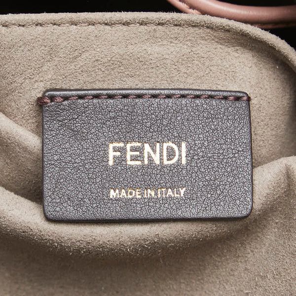フェンディ モントレゾール ショルダーバッグ 8BT298 パープル ピンク レザー レディース FENDI 【中古】