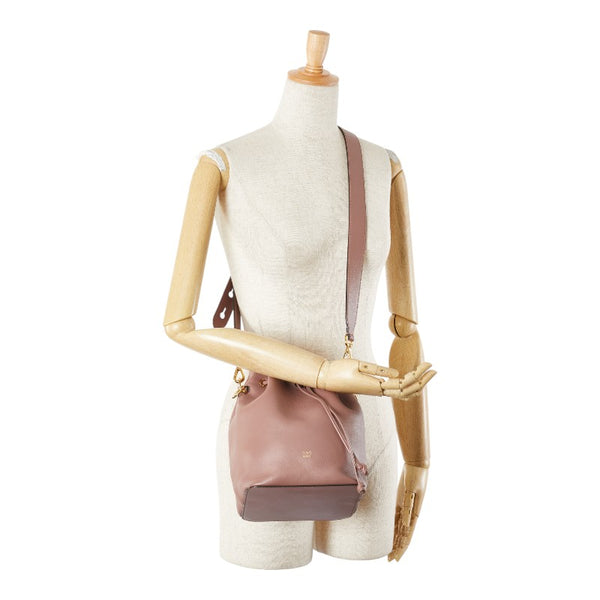 フェンディ モントレゾール ショルダーバッグ 8BT298 パープル ピンク レザー レディース FENDI 【中古】