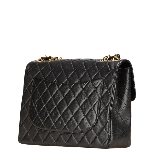 シャネル マトラッセ ココマーク チェーン ショルダーバッグ ハンドバッグ ブラック ラムスキン レディース CHANEL 【中古】
