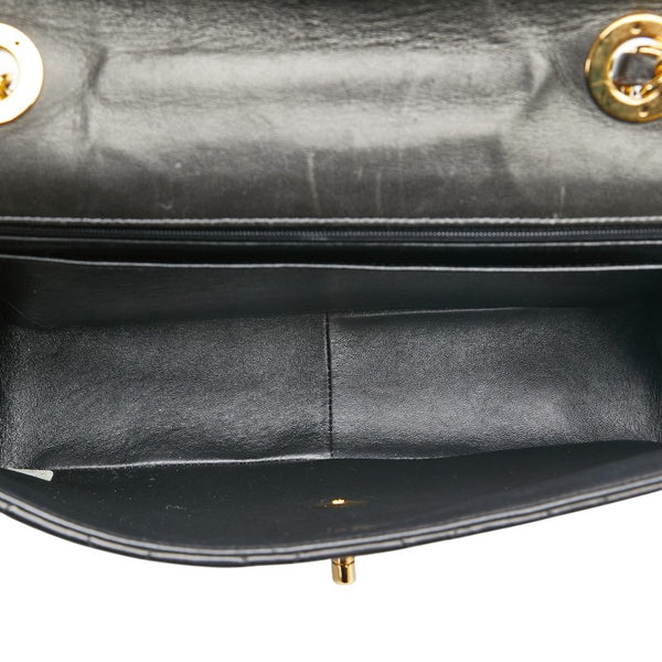 シャネル マトラッセ ココマーク チェーン ショルダーバッグ ハンドバッグ ブラック ラムスキン レディース CHANEL 【中古】