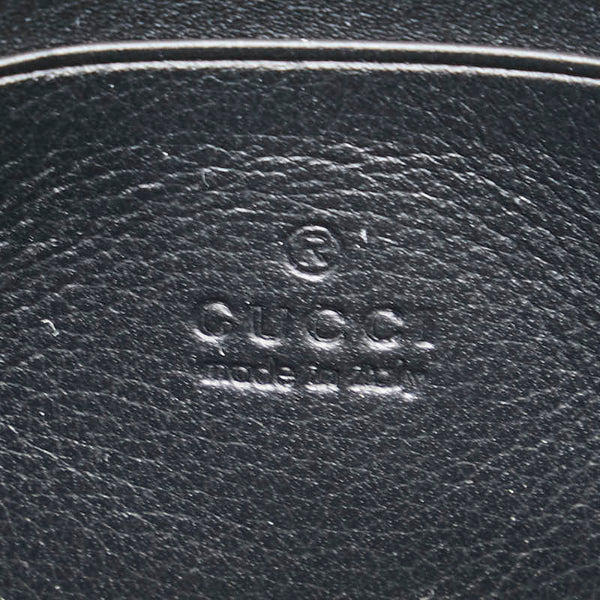 グッチ ブロンディ ミディアム チェーンウォレット ショルダーバッグ 725219 ブラック ゴールド レザー レディース GUCCI 【中古】