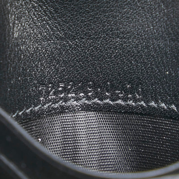 グッチ ブロンディ ミディアム チェーンウォレット ショルダーバッグ 725219 ブラック ゴールド レザー レディース GUCCI 【中古】