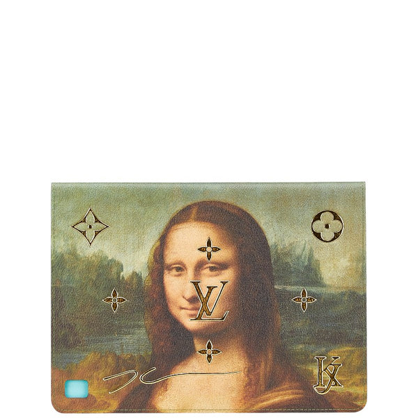 ルイ ヴィトン × ジェフ クーンズ MASTERS マスターズ モナリザ iPadケース M64638 カーキ ゴールド マルチカラー PVC レディース LOUIS VUITTON 【中古】
