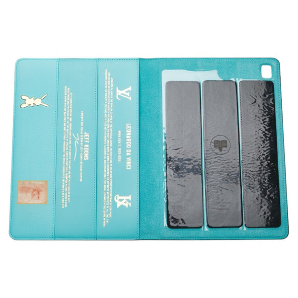 ルイ ヴィトン × ジェフ クーンズ MASTERS マスターズ モナリザ iPadケース M64638 カーキ ゴールド マルチカラー PVC レディース LOUIS VUITTON 【中古】