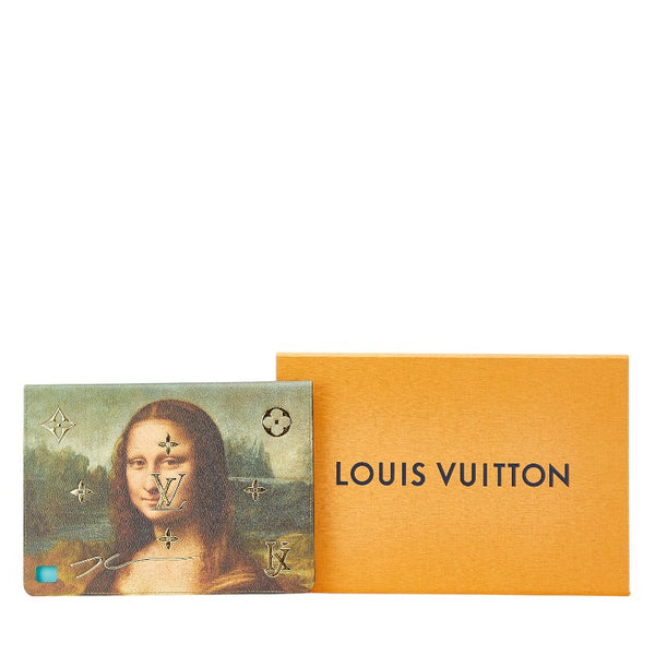 ルイ ヴィトン × ジェフ クーンズ MASTERS マスターズ モナリザ iPadケース M64638 カーキ ゴールド マルチカラー PVC レディース LOUIS VUITTON 【中古】
