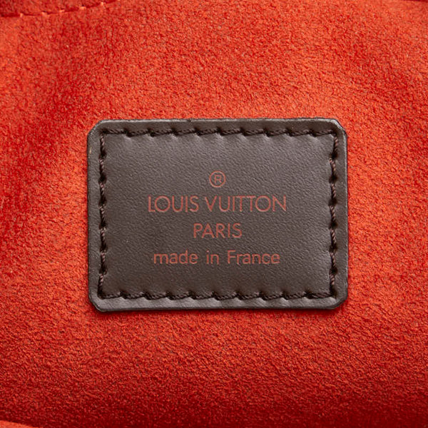ルイ ヴィトン ダミエ サリア オリゾンタル ハンドバッグ N51282 ブラウン PVC レザー レディース LOUIS VUITTON 【中古】