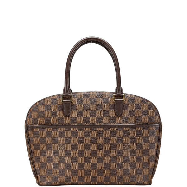 ルイ ヴィトン ダミエ サリア オリゾンタル ハンドバッグ N51282 ブラウン PVC レザー レディース LOUIS VUITTON 【中古】