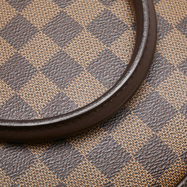 ルイ ヴィトン ダミエ サリア オリゾンタル ハンドバッグ N51282 ブラウン PVC レザー レディース LOUIS VUITTON 【中古】
