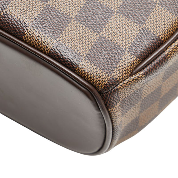 ルイ ヴィトン ダミエ サリア オリゾンタル ハンドバッグ N51282 ブラウン PVC レザー レディース LOUIS VUITTON 【中古】