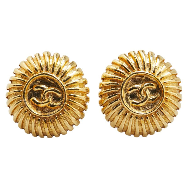 シャネル ココマーク イヤリング ゴールド メッキ レディース CHANEL 【中古】