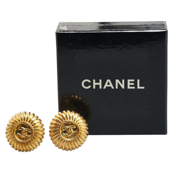 シャネル ココマーク イヤリング ゴールド メッキ レディース CHANEL 【中古】