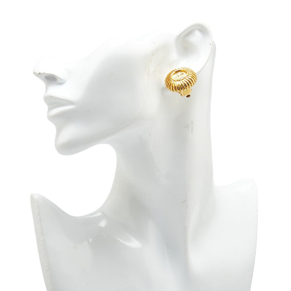 シャネル ココマーク イヤリング ゴールド メッキ レディース CHANEL 【中古】