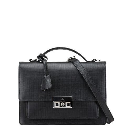 グッチ ディアマンテ ハンドバッグ ショルダーバッグ 2WAY 223650 ブラック レザー メンズ GUCCI 【中古】