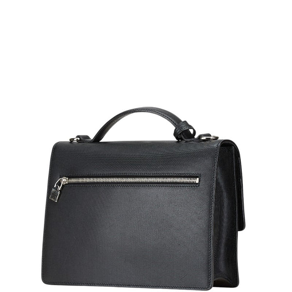 グッチ ディアマンテ ハンドバッグ ショルダーバッグ 2WAY 223650 ブラック レザー メンズ GUCCI 【中古】
