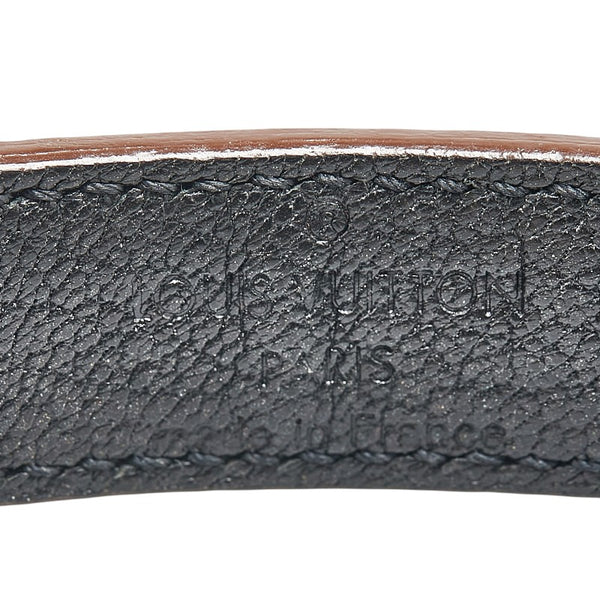ルイ ヴィトン グッドラック ブレス ブレスレット M64441 ブラウン ゴールド オーストリッチ メッキ レディース LOUIS VUITTON 【中古】