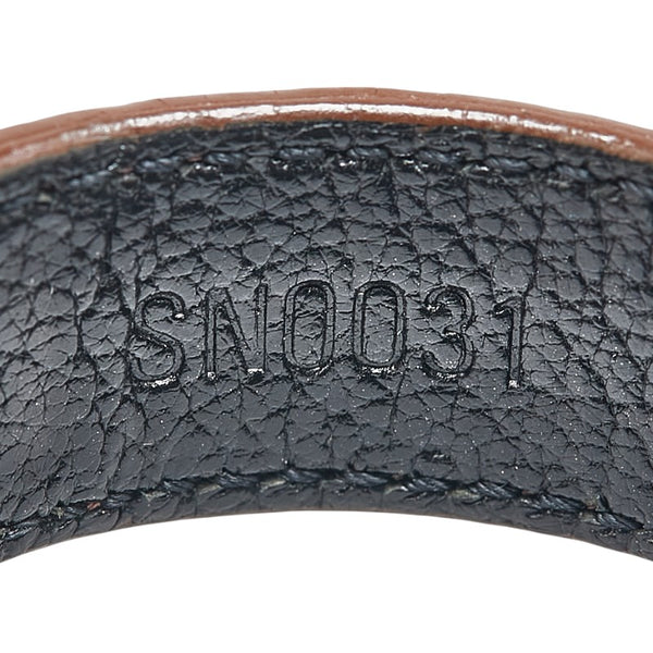 ルイ ヴィトン グッドラック ブレス ブレスレット M64441 ブラウン ゴールド オーストリッチ メッキ レディース LOUIS VUITTON 【中古】