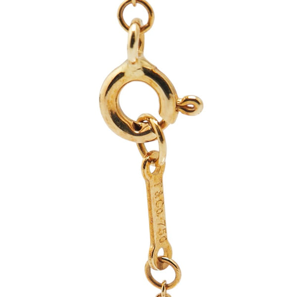 ティファニー バイザヤード 1Pダイヤ ブレスレット K18YG イエローゴールド レディース TIFFANY&Co. 【中古】