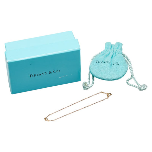 ティファニー バイザヤード 1Pダイヤ ブレスレット K18YG イエローゴールド レディース TIFFANY&Co. 【中古】
